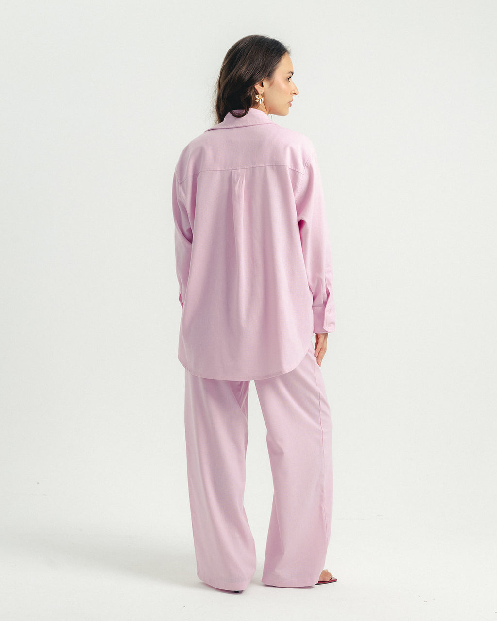 Pink Pure Linen Set