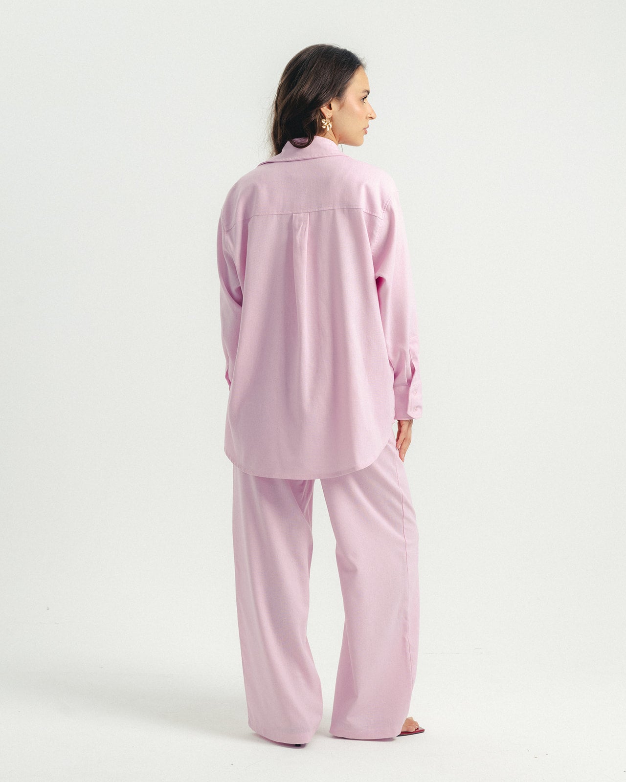 Pink Pure Linen Set