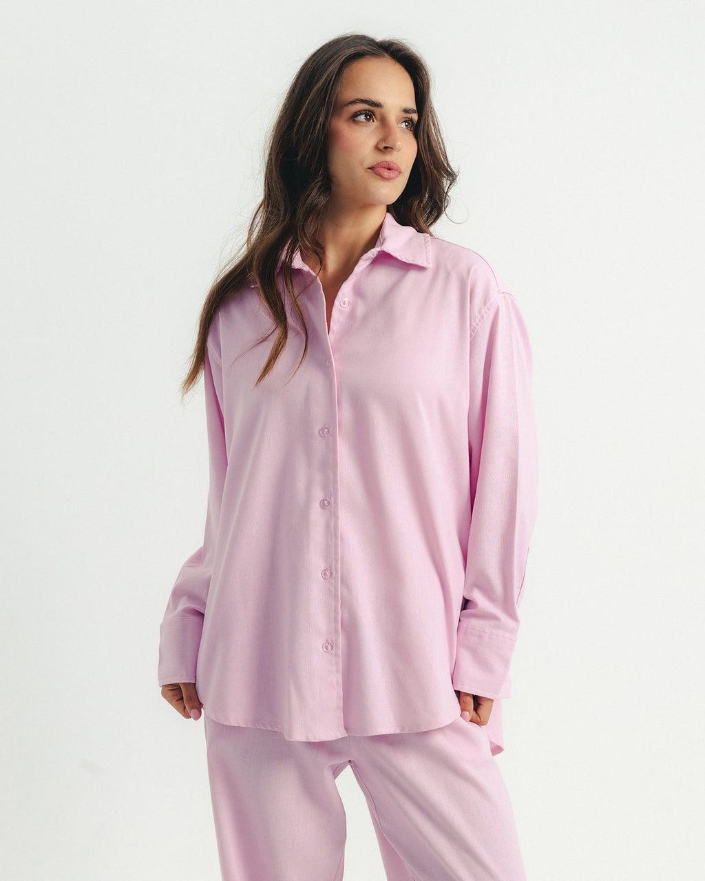 Pink Pure Linen Set