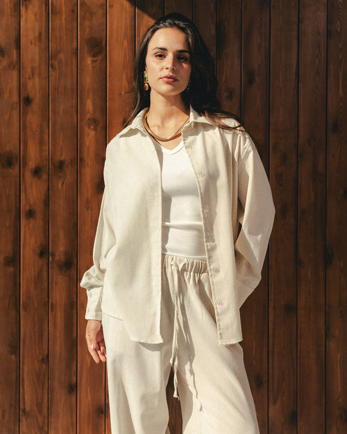 Beige Linen Set