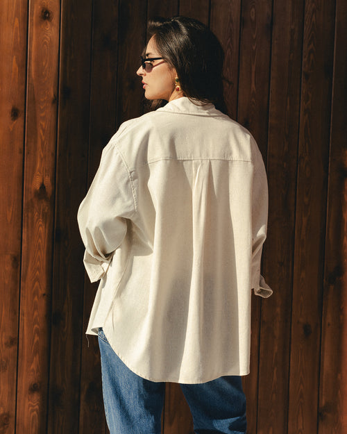 Beige Linen Shirt